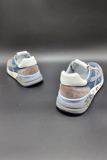 Комбинированные кроссовки Premiata Mick - Beige / Blue   