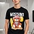 Мужская чёрная футболка Moschino Teddy Bear print