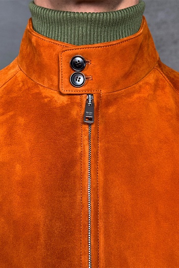 Мужская кожаная куртка Prada premium   