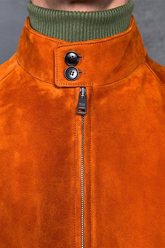 Мужская кожаная куртка Prada premium