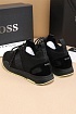 Текстильные кроссовки Hugo Boss Titanium - Black / Yellow