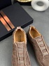 Замшевые кроссовки Zegna Triple Stitch