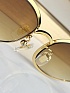 Солнцезащитные очки Louis Vuitton Script Metal Round