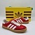 Женские кроссовки Gucci x Adidas Gazelle Collaboration - Red
