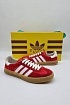 Женские кроссовки Gucci x Adidas Gazelle Collaboration - Red