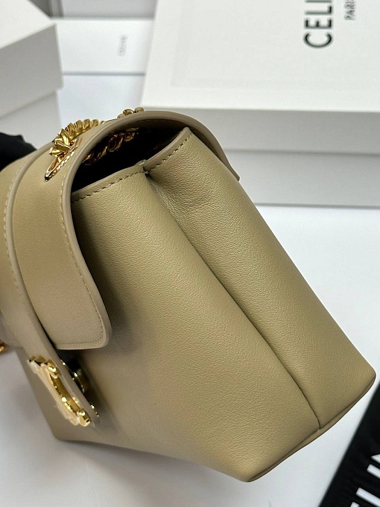 Женская сумка Celine Victorire Medium Premium 21x12x7 см - Brown