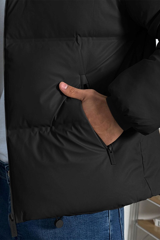 Мужской пуховик Prada Linea Rossa - Black