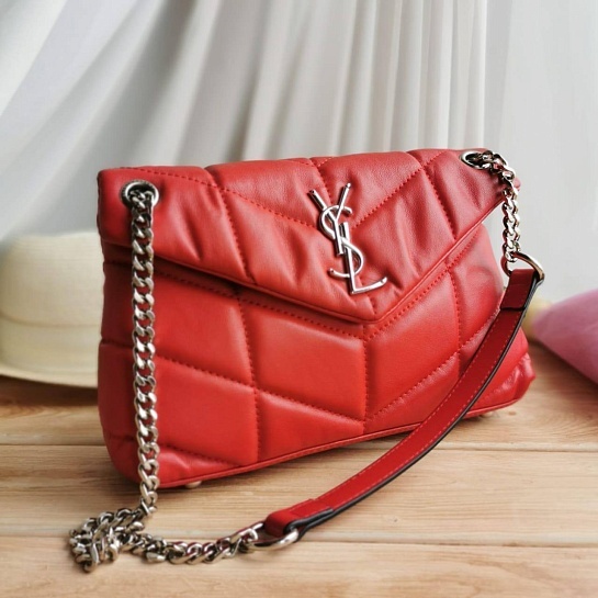 Женская сумка Yves Saint Laurent Loulou 36x22 см - Red