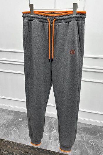 Спортивные штаны Hermes серого цвета   