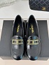 Женские кожаные лоферы Chanel premium