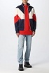 Кофта на молнии Palm Angels colorblock track