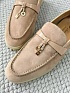 Женские лоферы Loro Piana Summer Charms Walk premium - Light Beige