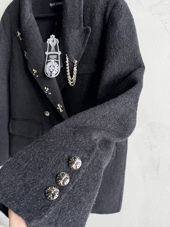 Женский шерстяной пиджак Chrome Hearts premium