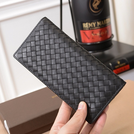 Кожаный бумажник Bottega Veneta Premium 18x8.5x3 см