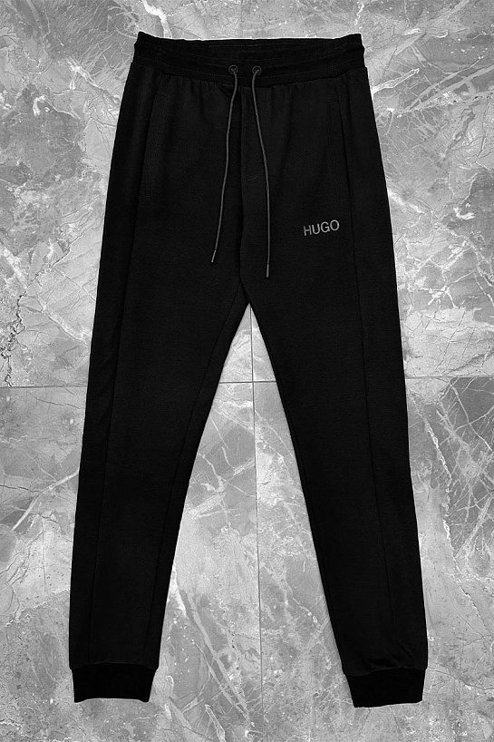 Мужские чёрные штаны Hugo Boss
