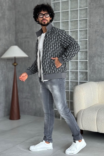 Мужская двусторонняя куртка Dior Oblique jacquard   