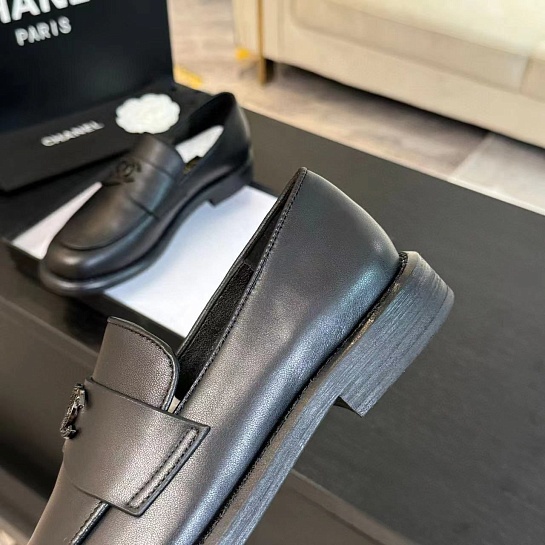 Женские лоферы Chanel Premium - Black