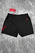 Мужские чёрные шорты Hugo Boss Dugo logo-embroidered