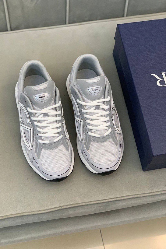Мужские серые кроссовки Dior B30