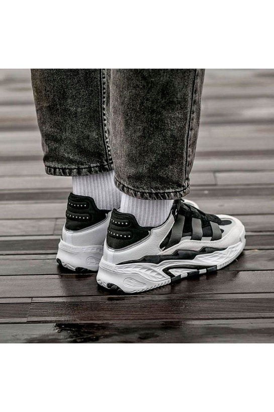 Кроссовки Adidas Niteball - Black / White / Grey
