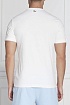 Мужская белая футболка Lacoste logo-print