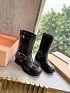 Женские кожаные сапоги MIU MIU Ankle Premium