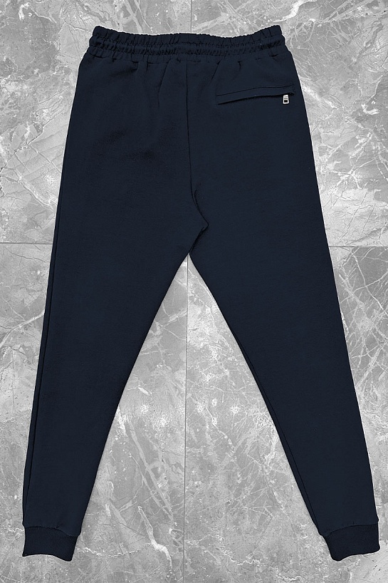 Спортивные штаны тёмно-синего цвета Tommy Jeans logo-embroidered