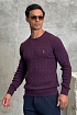 Мужской джемпер Polo Ralph Lauren cable-knit - Purple