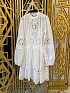 Женское белое платье Zimmermann с кружевами