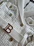 Женское бандажное платье с ремнем Balmain