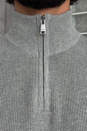 Мужской светло-серый джемпер Paul & Shark zip-up   