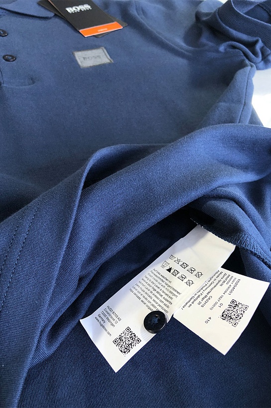 Мужское чёрное поло Hugo Boss