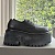 Женские кожаные ботинки Balenciaga Strike Platform Derby premium