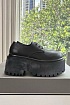 Женские кожаные ботинки Balenciaga Strike Platform Derby premium