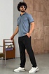 Мужские чёрные штаны Zegna