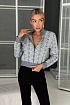 Женский серый пуловер MIU MIU