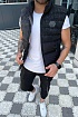 Мужской чёрный жилет Philipp Plein