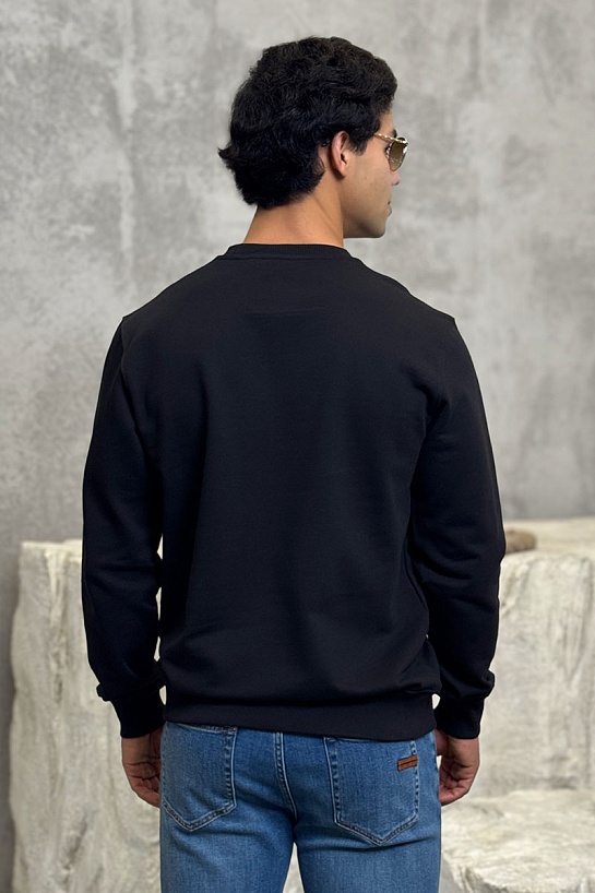 Мужской чёрный свитшот Givenchy multicolor logo