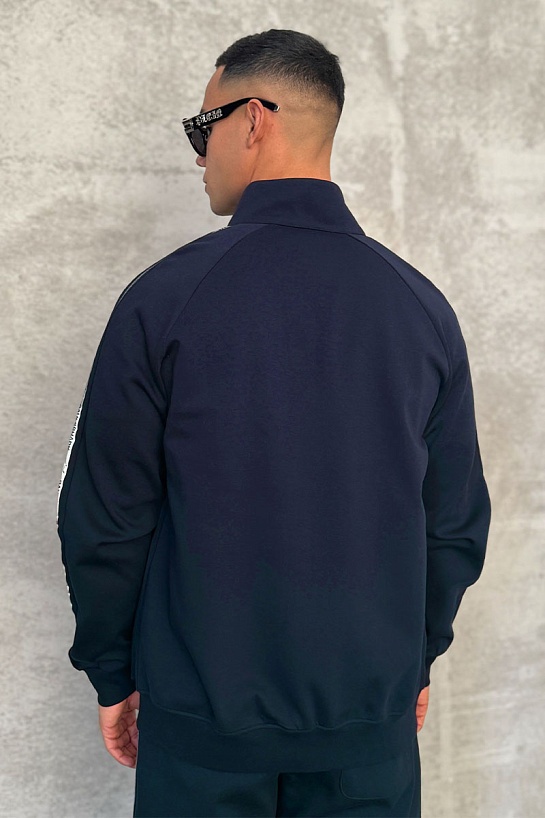 Тёмно-синяя кофта на молнии Paul & Shark