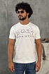 Футболка белого цвета Hugo Boss logo-applique