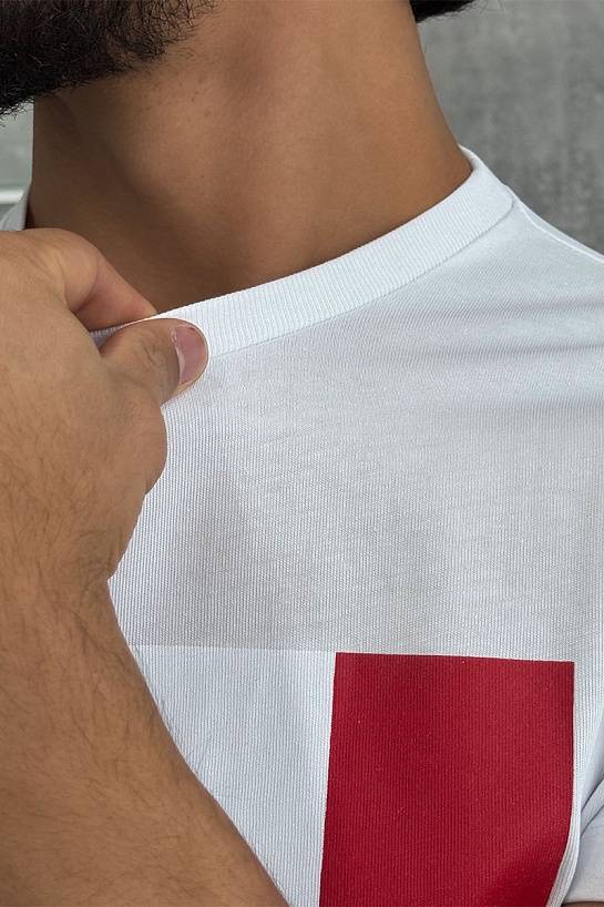 Футболка белого цвета Dsquared2 Flag of Canada