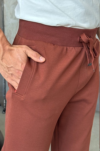 Мужские спортивные штаны Loro Piana monogram - Brown   