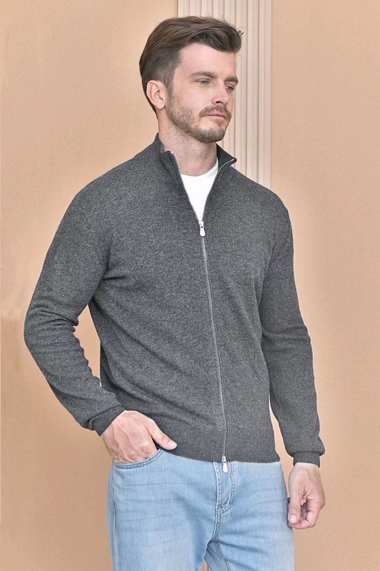 Кашемировый свитер Brunello Cucinelli Premium - Dark Grey