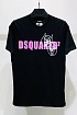 Мужская чёрная футболка Dsquared2