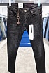 Мужские чёрные джинсы Armani Exchange logo-patch