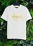 Белая футболка Collaboration Fendi x Versace Fendace Logo