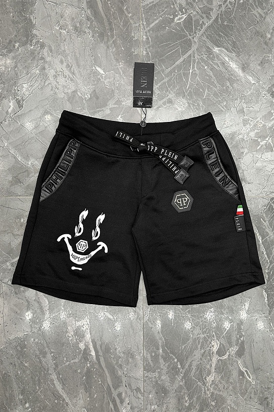 Мужские чёрные шорты Philipp Plein