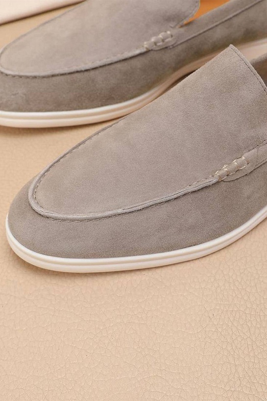 Мужские замшевые лоферы Loro Piana Summer Walk