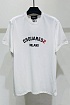 Белая футболка Dsquared2 Milano logo-print