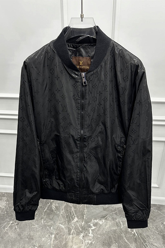 Мужской бомбер Louis Vuitton Monogram - Black